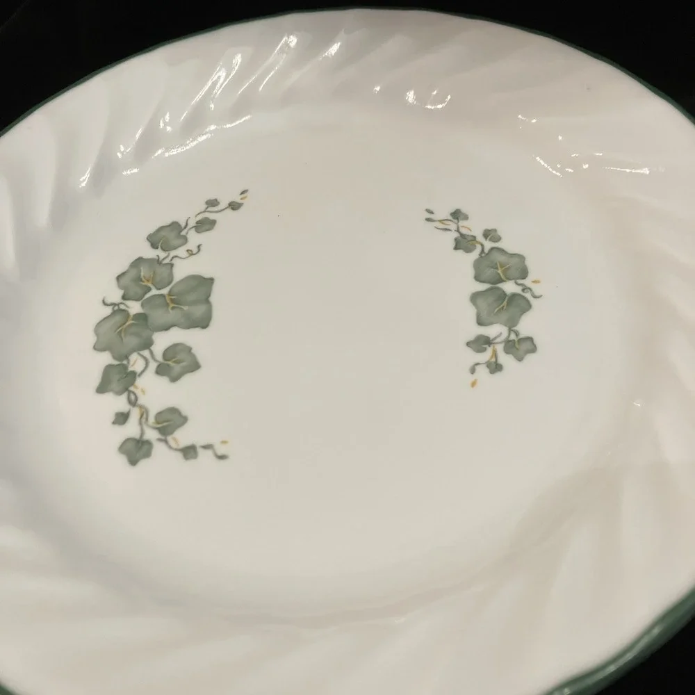 Set Of 3 Corelle CALLAWAY IVY Swirl Pattern 7 1/4